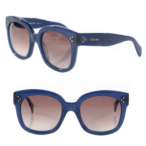 celine 41805 blue|CELINE New Audrey Sunglasses CL 41805/S Blue.